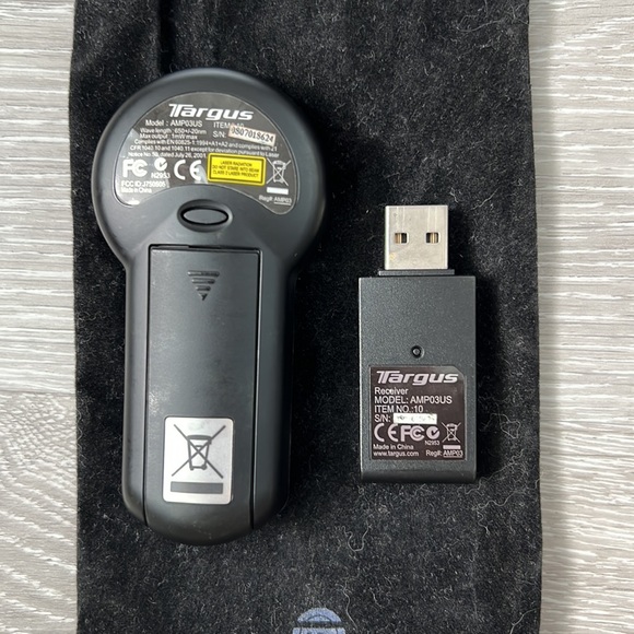 Targus AMP03US Black 5 Buttons RF Wireless Laser Presenter with Laser Pointer - Picture 3 of 6